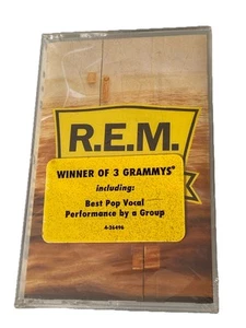 Vintage R.E.M. Out Of Time Sealed Cassette Tape HYPE STICKER Vintage Mint Stipe - Picture 1 of 3