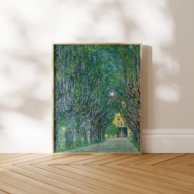 Gustav Klimt Italian Garden Landscape Poster – Art Nouveau Floral Fine Art Print - Image 1 of 3