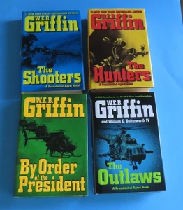 4-W.E.B. Griffin Presidential Agent Novels First Editions HC - Picture 1 of 10