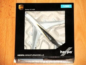 herpa Wings 519298 - UPS Airlines - Boeing 747-400F - 1:500 - Nuovo + confezione originale - Foto 1 di 2