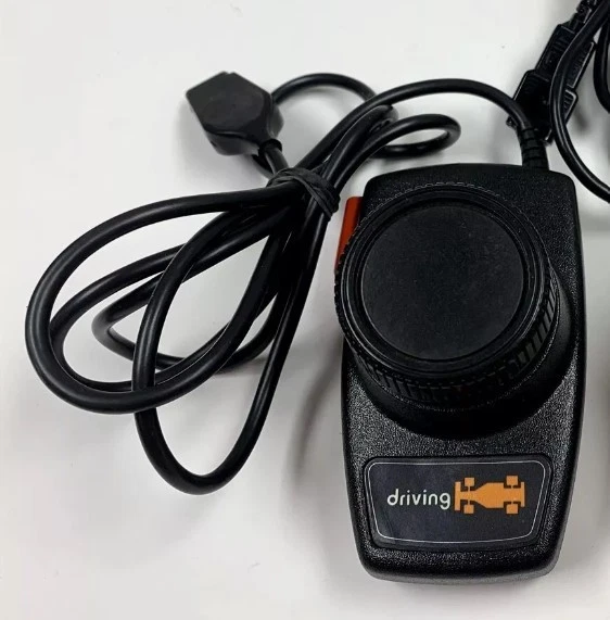 Atari 2600 Driving Racing Wheel Controller Tested & Working - Image 1 of 1
