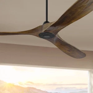 70" Visual Comfort Maverick Walnut Ceiling Fan with Remote - Picture 1 of 3