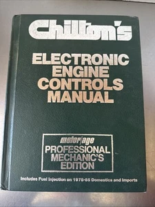 Chilton's Electronic Engine Controls Manual 1978-1985 Domestics/Imports #7545 - Picture 1 of 10