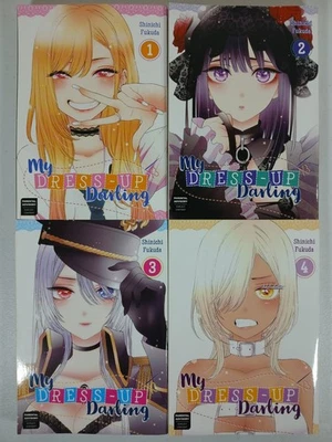 My Dress-Up Darling Manga Vol 1-4 English Shinichi Fukuda Square Enix - Image 1 of 4