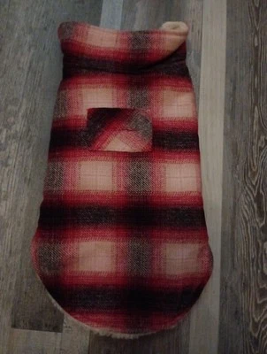 Plaid  Wool Blend Dog Pet Sweater Medium Rare - Image 1 of 4
