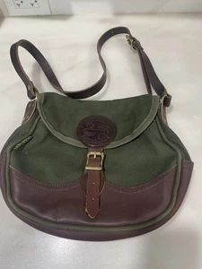 DULUTH PACK Medium Shell Purse Olive Drab Green Crossbody bag Made in US Canvas - Picture 1 of 12