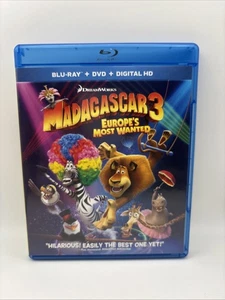 Madagascar 3: Europes Most Wanted (Blu-ray/DVD, 2012, 2-Disc Set) - Imagen 1 de 4