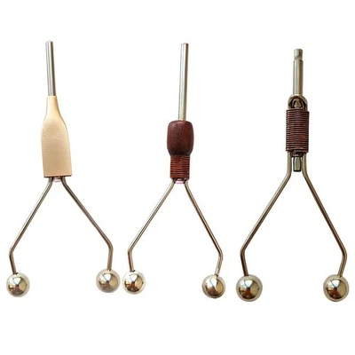 Porta Bobina Legatura Mosche Compatto per Finitura Facile Nodo in Argento - Immagine 1 di 4