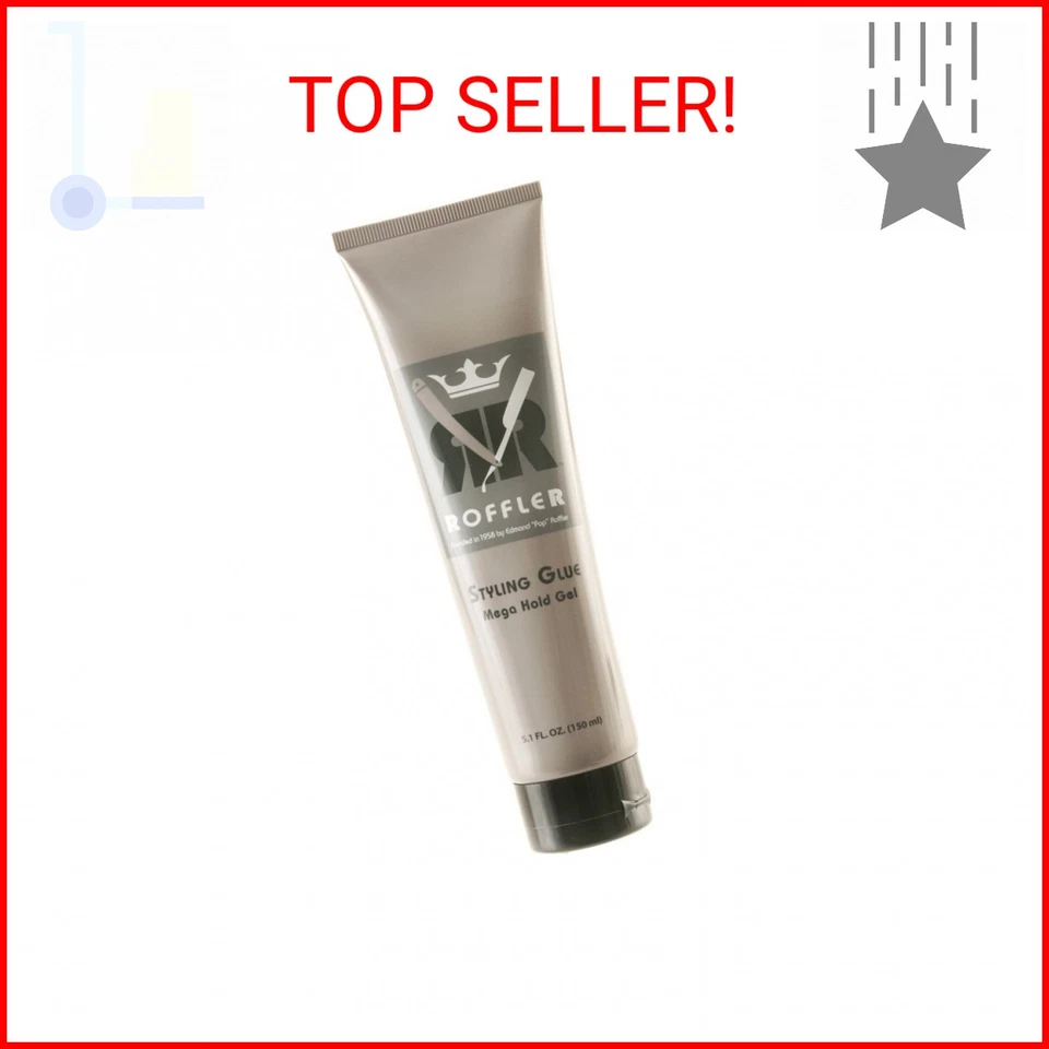 Pegamento de peinado Roffler Mega Hold Gel, 5,1 onzas líquidas Foto 1 de 2