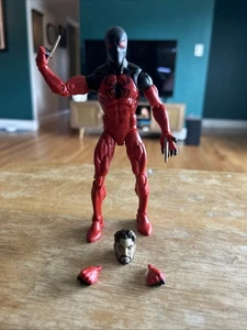 Marvel Legends Scarlet Spider 6" Figure Spider-Man SP DR Wave Hasbro NO BAF PART - Picture 1 of 4