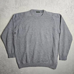 Suéter Springfield De Colección Para Hombres XL Gris 100% Lana de Cordero Cuello Redondo Preppy Informal - Imagen 1 de 10