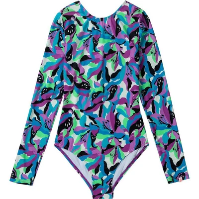 Traje de baño Seafolly Twist Back Paddle de una pieza - para niñas Foto 1 de 2