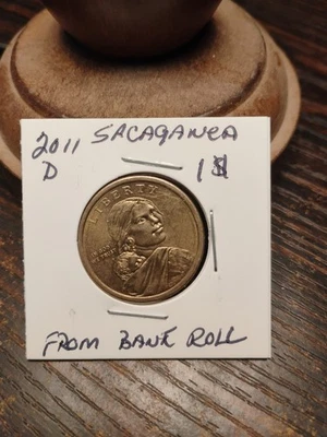 2011 D Sacagawea Native American Dollar US Mint Coin From Bank roll - Image 1 of 4