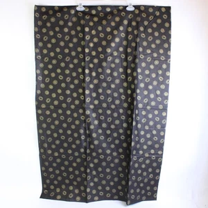 Woven Lightweight Gold Print Cotton Fabric 40" x 0.75+ Yds for Quilting Crafts - Picture 1 of 5