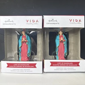 2X Hallmark Vida Our Lady of Guadalupe Christmas Tree Holiday Ornament in Box - Picture 1 of 5