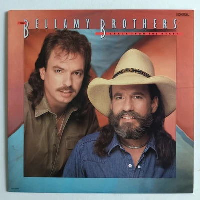 Bellamy Brothers Crazy From The Heart Vinyl LP Record Album 1987 MCA Country Foto 1 de 4