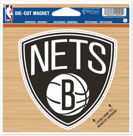 Magnet of NBA Brooklyn Nets 4 inch Auto Logo by WinCraft Cover