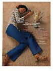 vintage années 1970 mag imprimé publicité SEARS "Pantalons that Fit" sexy gal chaton mode pantalons