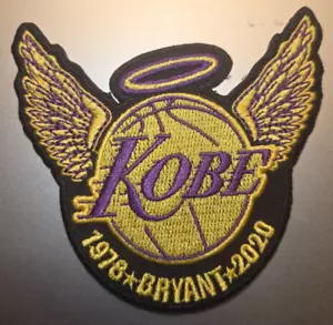 KOBE RIP MAMBA PLANCHA EN PARCHE 3.5" X 3.5" ENVÍO RÁPIDO GRATUITO CON SEGUIMIENTO - Imagen 1 de 1