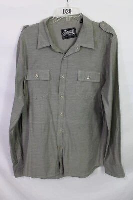 Sovereign Code XXL Mens Button Down Shirt Gray Long Sleeve - Image 1 of 4