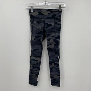Old Navy Active Girls Go Dry Leggings Casual Black Camouflage Size M (8) - Picture 1 of 8