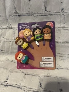 Disney Princess Finger Puppets Bath Time Ariel Belle Classic New - Picture 1 of 4