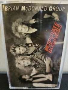 BRIAN MCDONALD GROUP Desperate Business 1987 CASSETTE TAPE HARD ROCK RARE - Picture 1 of 4
