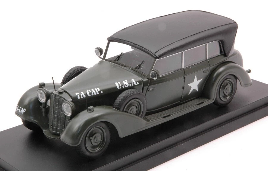 Rio MERCEDES 770 W USA ARMY 1945 W/CLOSED ROOF 1:43 - Immagine 1 di 1