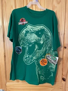 Jurassic World Boys Green Glow in the Dark T-Shirt ~ Boys Sz. - XL 14-16 - Picture 1 of 1