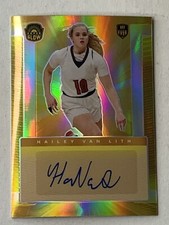 2021 Super Glow Sports Autograph Gold Refractor Hailey Van Lith RC #5/10