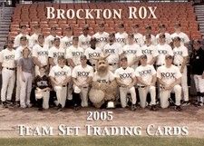 2005 Brockton Rox Grandstand #1 Team Photo Card - NM Baseball Card