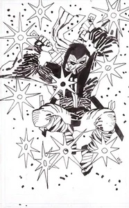 FIRE POWER #12 Cover N RI 1:25 Frank Miller B&W var NM Sin City IMAGE FirePower - Picture 1 of 3