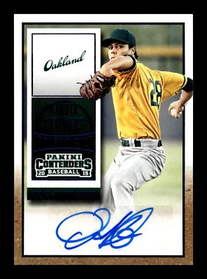 2015 Contenders #16 Dakota Chalmers Draft Ticket Auto Blue Foil SP Parallel RC - Image 1 of 2