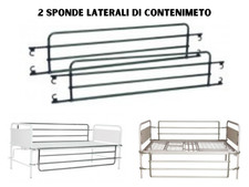Sponde laterali ribaltabili di contenimento per letto da degenza anziani disabil