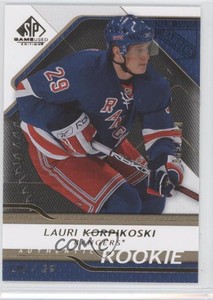 2008 SP Game Used Edition Authentic Rookies Gold /100 Lauri Korpikoski Rookie RC