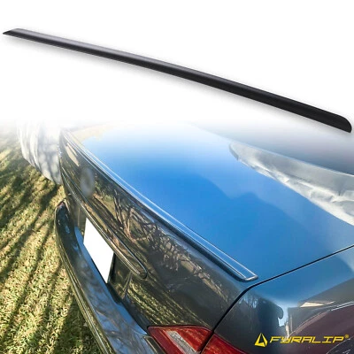 Alerón labial de arranque trasero negro sin pintar Fyralip Y22 para Lexus LS XF30 berlina - Imagen 1 de 4