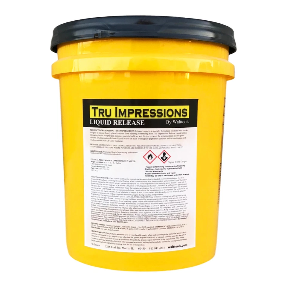 Walttools Liquid Release for Concrete Stamps, Countertop Forms, & Tools (5 gal) - Image 1 of 1