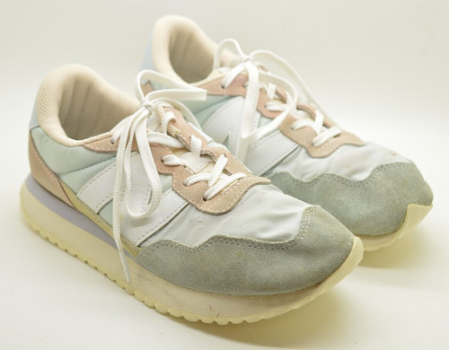 Scarpe sneakers uomo taglia 5 5 EU38 donna 7 New Balance 237 scamosciate pastello