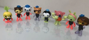 Octonauts Octo-Glow Crew Complete Set Of 8 Figure Tunip Tweak Peso Inkling Dashi - Picture 1 of 12