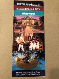 1993 Silber Dollar Stadt Branson Karte Musik Show Guide Wildwasser Broschüre - Bild 1 von 5
