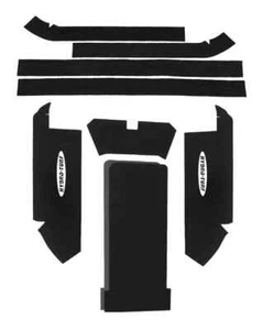 Alfombrillas Kawasaki 750sx 750-SX-SXI-PRO Jet-Ski Hydro-Turf 1992-2002 negras HT67FS - Imagen 1 de 1