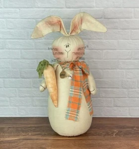 Bambola coniglietto di Pasqua Honey & Me Renzo il coniglio decorazione primavera primitiva 13 pollici - Foto 1 di 1