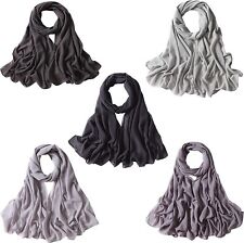 NOOR 5 pcs Hijab Scarfs for Women - Premium Quality Chiffon Hijab, Soft and Ligh