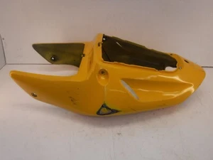 1996 HONDA CBR900RR REAR BACK TAIL FAIRING COWL SHROUD LEFT RIGHT CENTER YELLOW - Picture 1 of 16