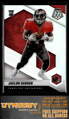 2021 Panini Mosaic 333 Jaelon Darden Tampa Bay Buccaneers Silver Variation - Image 1 of 2