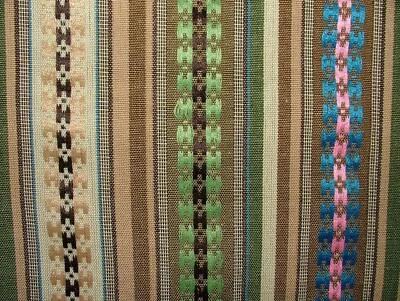 Cojín de tapicería de cortina jacquard tejido a rayas burrito mexicano tela ciega Foto 1 de 4