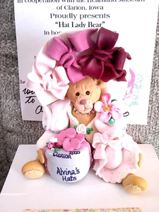 "Kindred Hearts Hat Lady Bear" from 2000 #99 Clarion, Iowa - Picture 1 of 5