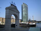 Photo 6x4 Canary Wharf: The Hibbert Gate & 1 West India Quay, E14 Poplar c2007