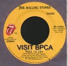 7" VINYLE PRESSAGE ERREUR ROLLING STONES Fool To Cry / Through The Lonely Nights