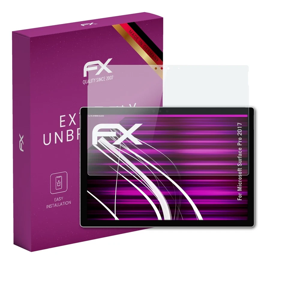 atFoliX Glass Protector for Microsoft Surface Pro 2017 9H Hybrid-Glass - Image 1 of 4